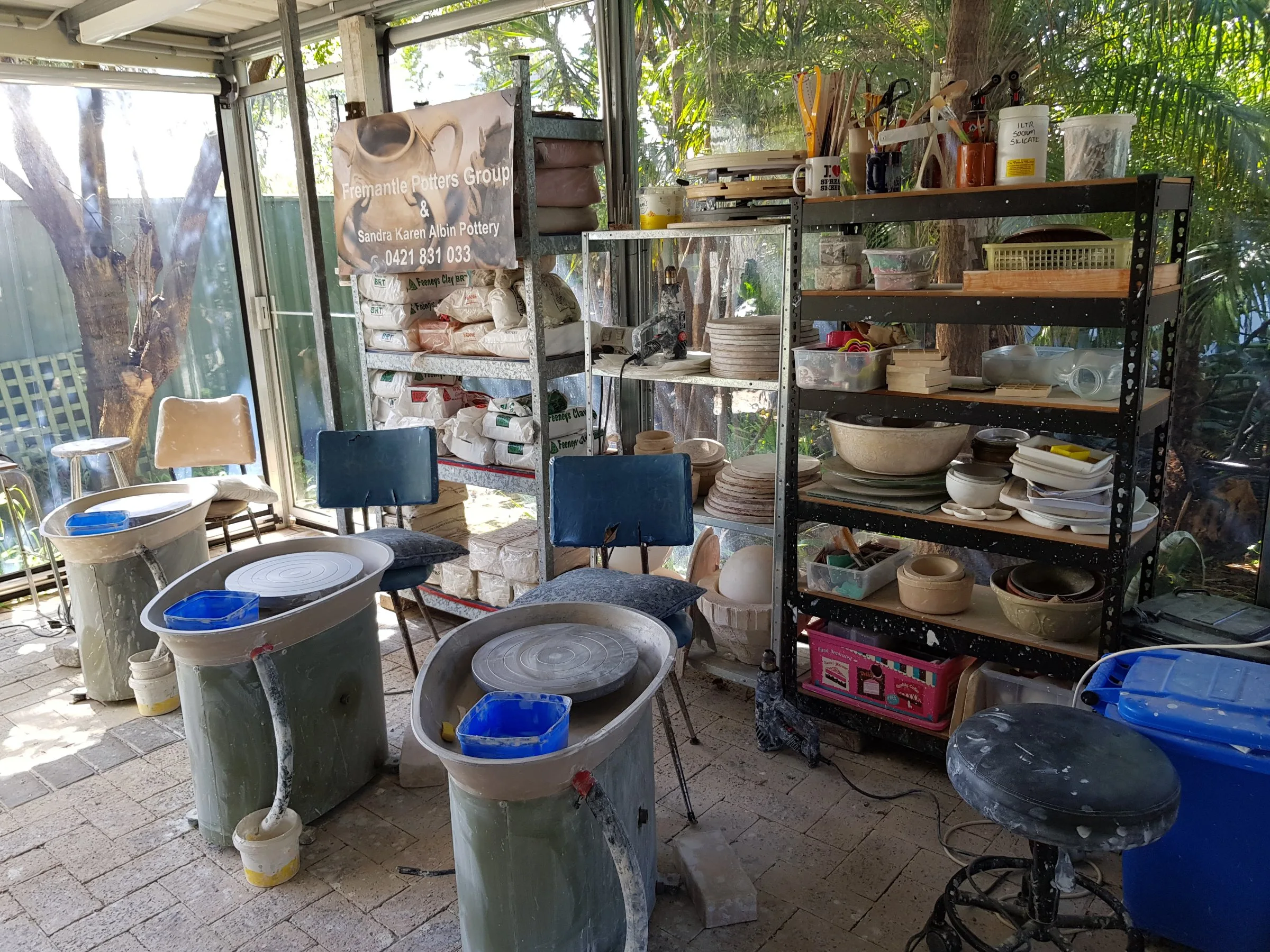 Sandra Karen Albin Pottery & Fremantle Pottery Classes